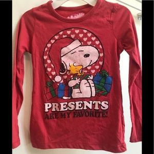 Old Navy Collectabilitiees Shirt w/ Snoopy Motif